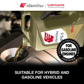 Idemitsu IFG 5 in a garage lifestyle scene showing practical use benefit