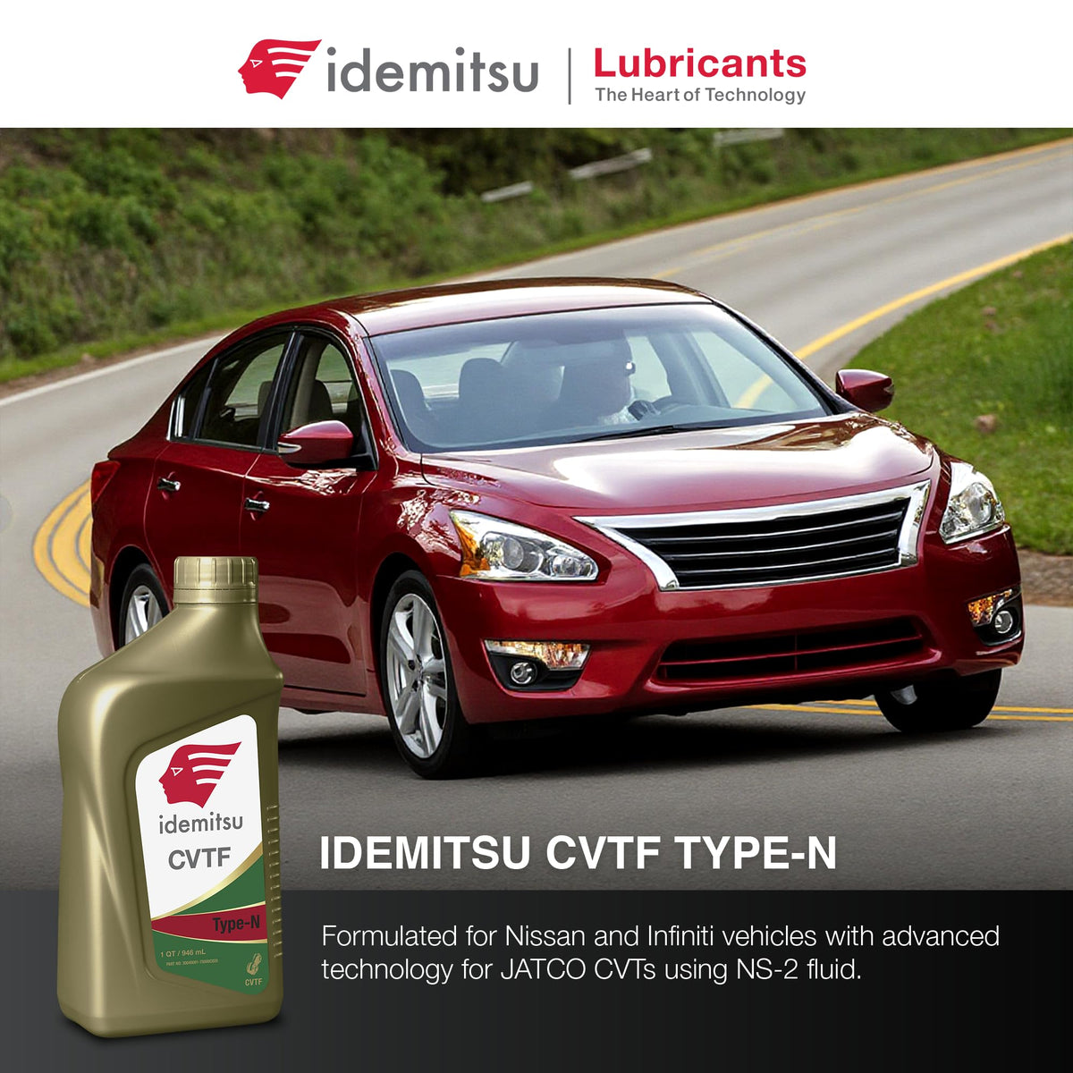 Idemitsu label closeup highlighting NS-2 specification for proper vehicle compatibility