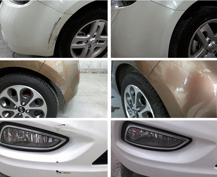 iekufes before and after comparison revealing visible scratch reduction