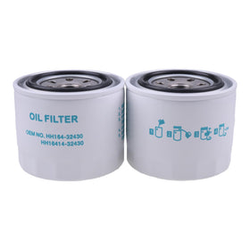 IEQFUE front view of boxed 2-pack filter, shows model and convenience