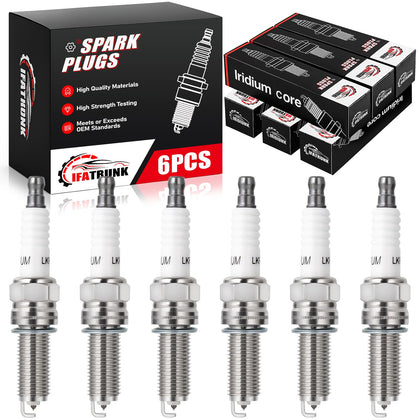 IFATRUNK front packaging showing six spark plugs and model compatibility benefits