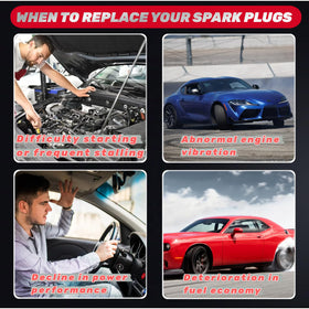 IFATRUNK mechanic installing plugs in garage for smoother performance