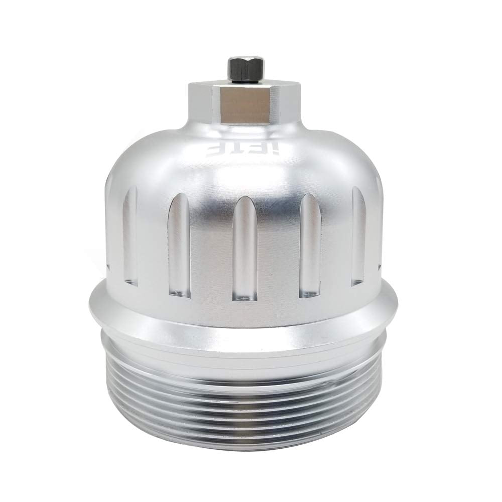 iFJF fuel filter housing cap front view showing durable finish and precise fit