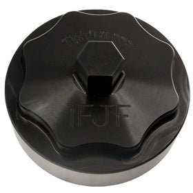 iFJF front view of fuel filter cap showing fit and durable construction