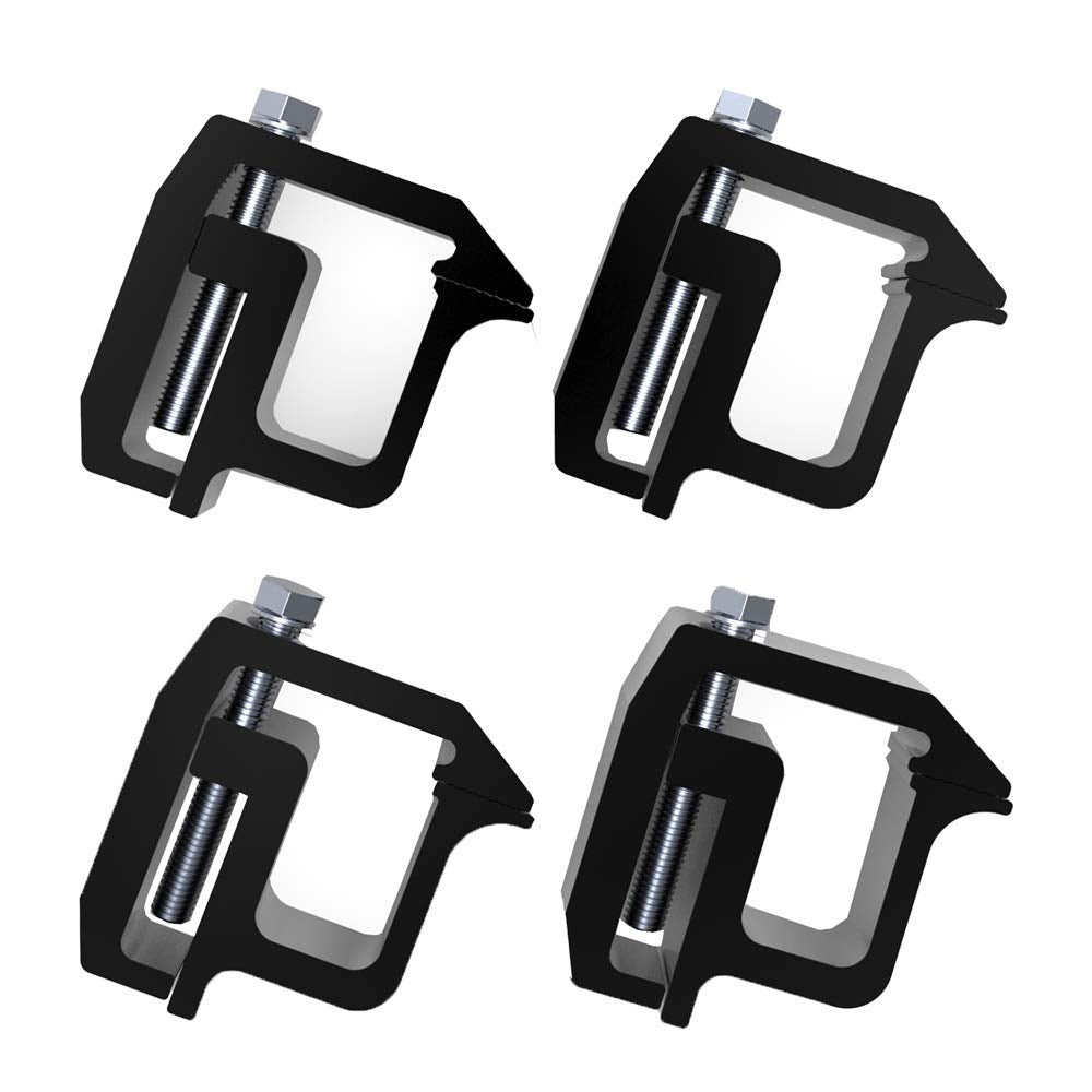 iFJF side profile of tightened clamp showing low-profile secure connection