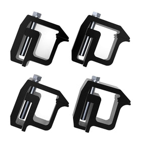 iFJF side profile of tightened clamp showing low-profile secure connection