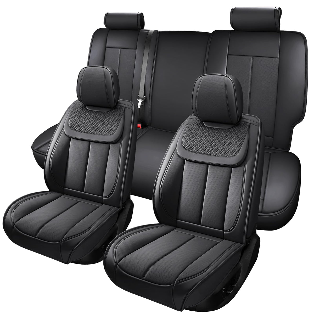 ifwohao front seats full set showing custom fit and sleek protection