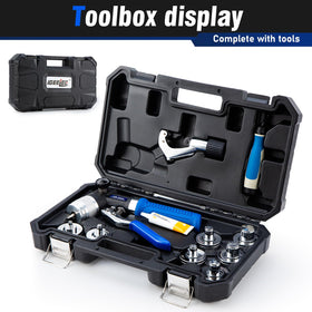 iGeelee carrying case and accessories organized for quick access and jobsite portability