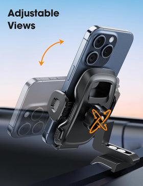 iGoevo close-up of adjustable metal base highlights durable stability