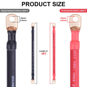 iGreely close-up of 3/8" copper lug demonstrating corrosion-resistant solid termination and secure contact
