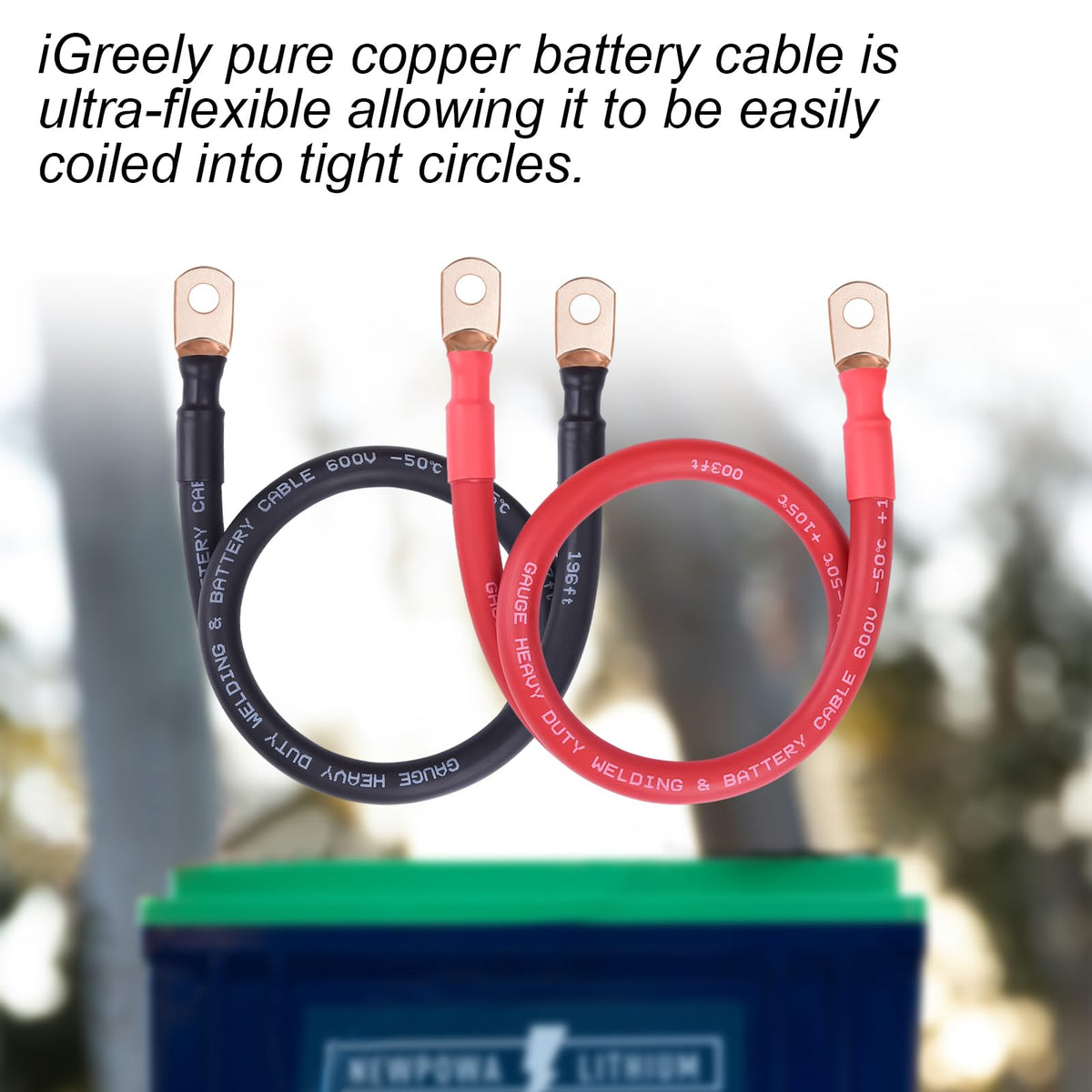 iGreely cables in marine bilge setup showing corrosion resistance and weather durability