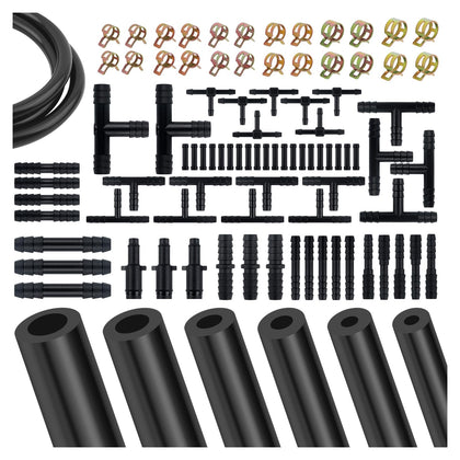 IHOTDER front packaging showing full 94-piece vacuum hose kit and kit benefit