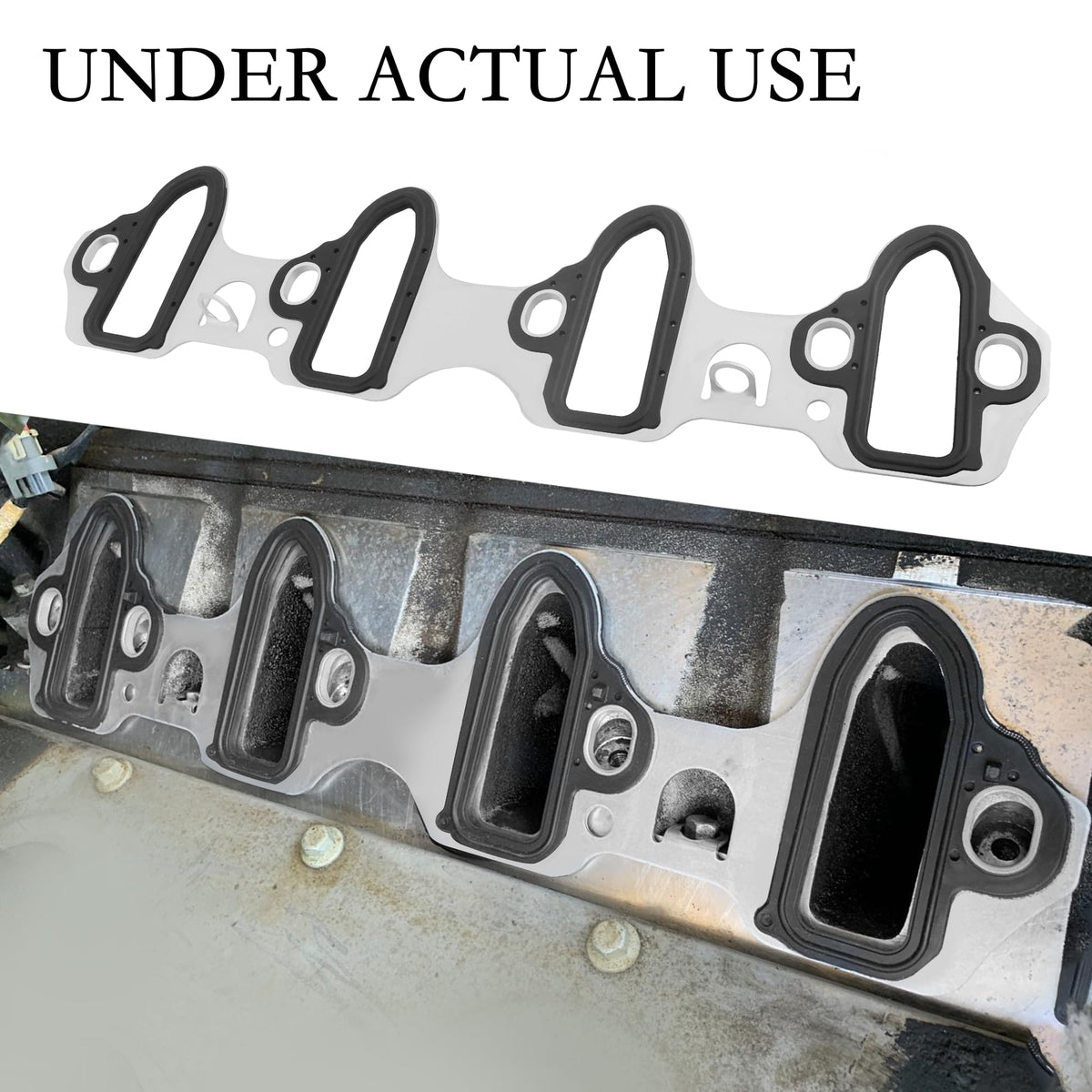 IHOTDER gasket positioned in engine bay showing real-world fit and reliable performance benefit