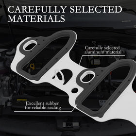 IHOTDER gasket next to ruler showing 16.81x4.09x0.75 inch scale for accurate fitment benefit