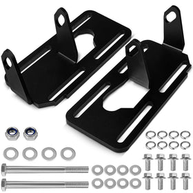 IHOUMEX front-mounted bracket showing fitment and sturdy construction benefit
