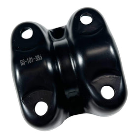 iiLentes installed on axle showing spring clamp securing leaf spring for safety