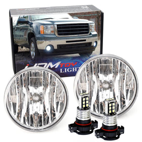 iJDMTOY front assembly showing clear lens and OEM fit benefits