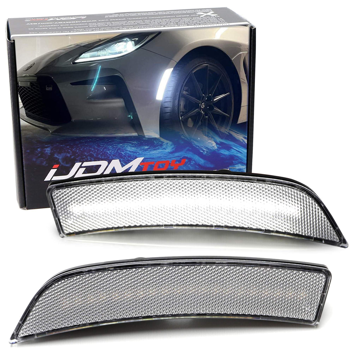 iJDMTOY front assembly pair showing clean fitment and modern look