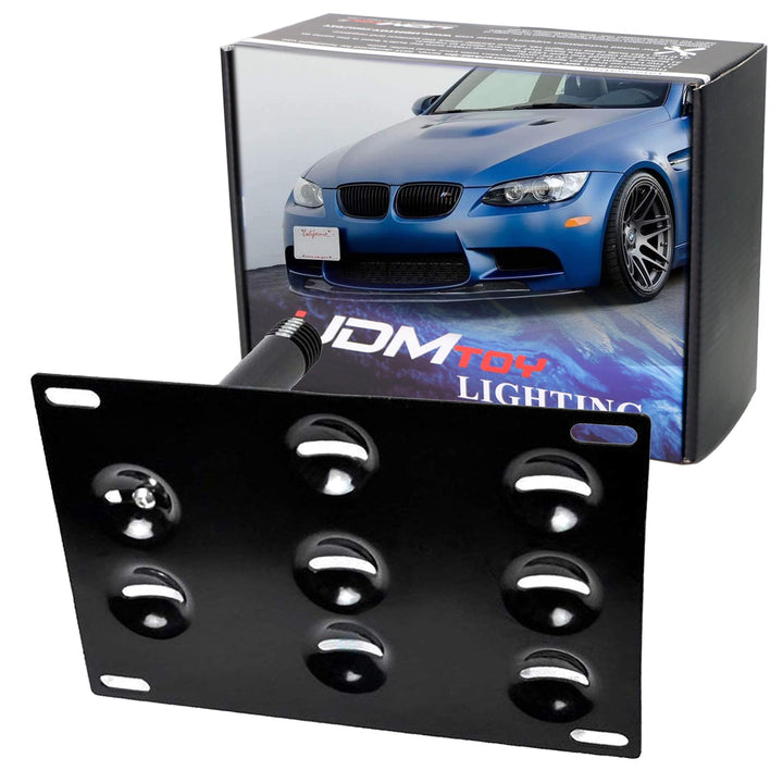 iJDMTOY front view showing relocated plate and aggressive styling benefit