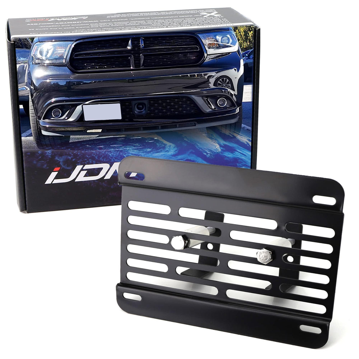 iJDMTOY front grille mounted license plate showing clean sporty look