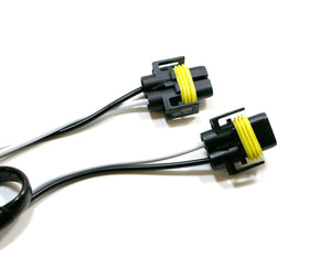 iJDMTOY dual H11 H8 output cables illustrating connector fit for two fog or driving lamps