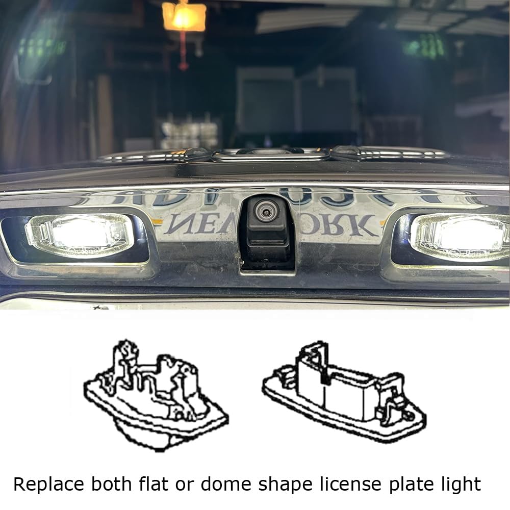 iJDMTOY installed on Acura MDX rear demonstrates improved plate visibility