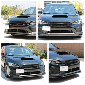iJDMTOY offset license plate on Subaru showing improved airflow