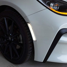 iJDMTOY side marker installed on GR86 bumper increasing visibility