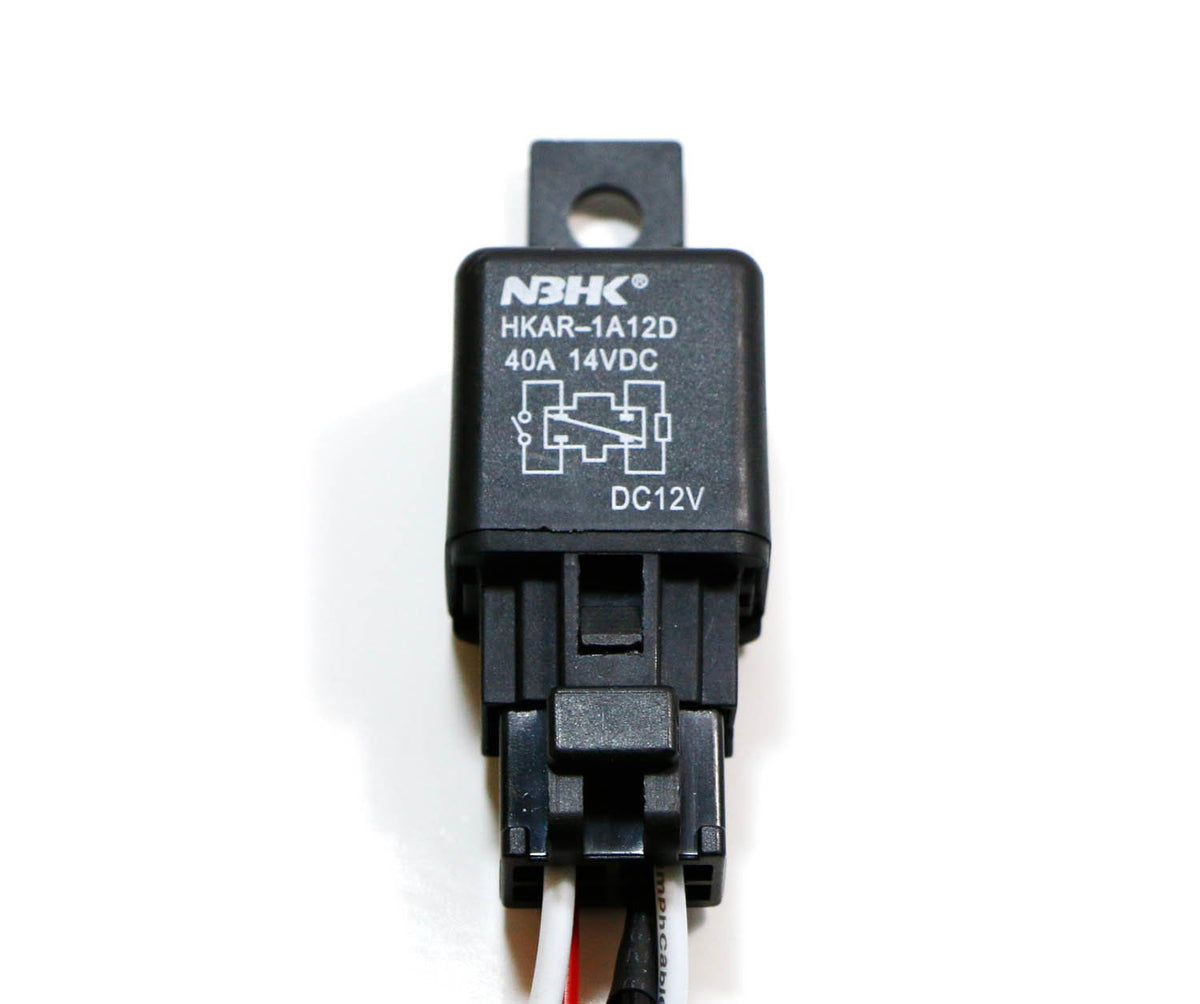iJDMTOY harness battery connection view demonstrating direct power feed and safety