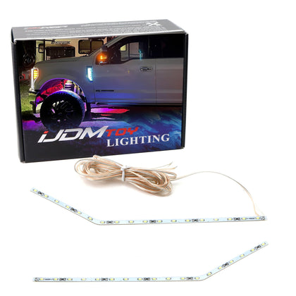 iJDMTOY front emblem view showing even xenon-white glow for modern styling