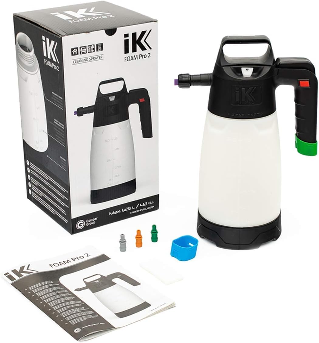 IK Foam Pro 2 front view showing ergonomic handle and stable base benefit