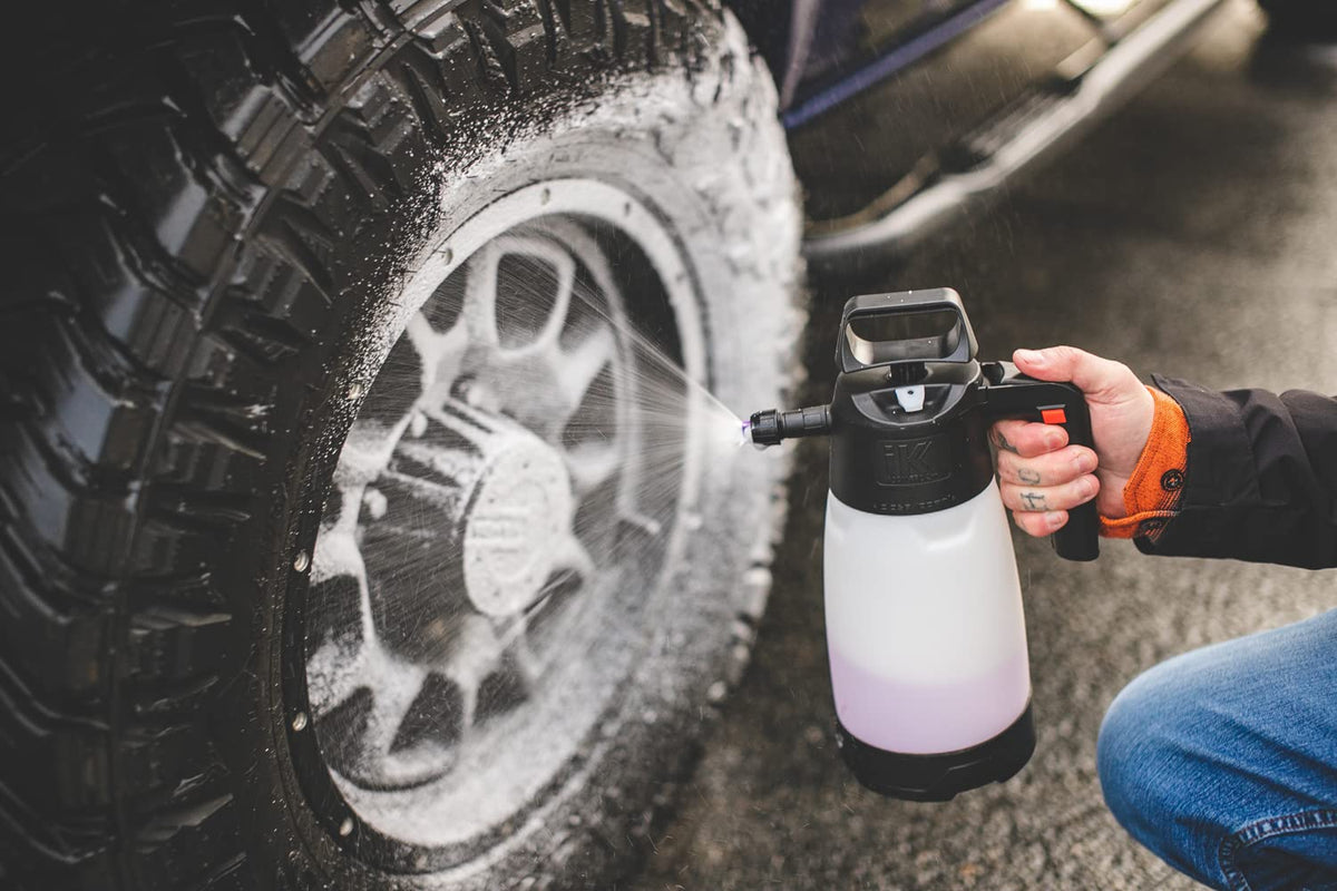 IK FOAM Pro 2 used on a car exterior for professional detailing results
