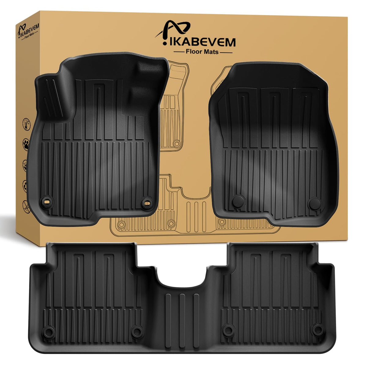 IKABEVEM driver-side mat showing perfect CR-V fit and protection