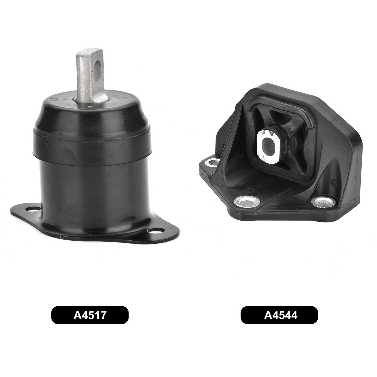 iKer mount installed on engine and transmission showing restored alignment
