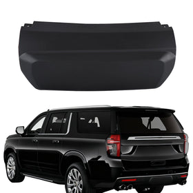 iKer rear hitch cover front view shows clean OEM-style finish and improved bumper look
