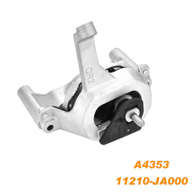 iKer transmission mount close-up of rubber bushing, reduces vibration transmission