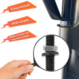 iKer triangular support rods reducing shake and improving stability at speed