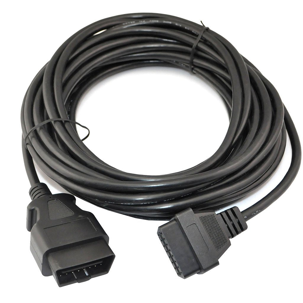iKKEGOL full 33ft cable stretched across garage showing flexible reach benefit