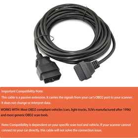 iKKEGOL cable next to hand for scale showing long length benefit