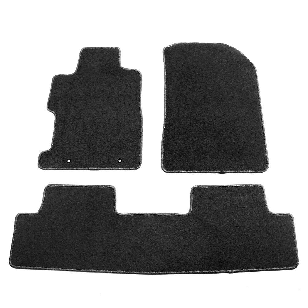 IKON MOTORSPORTS rear footwell carpet showing full coverage and tidy edges