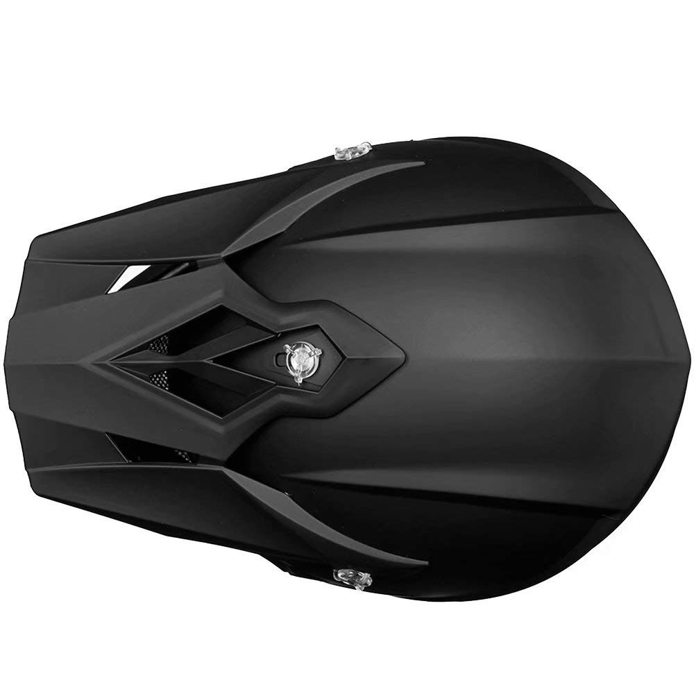 ILM 128S detached visor displayed beside helmet, adaptable sun protection benefit