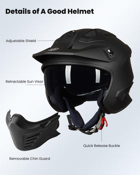 ILM 726X detachable sun shield removed to reduce glare when needed