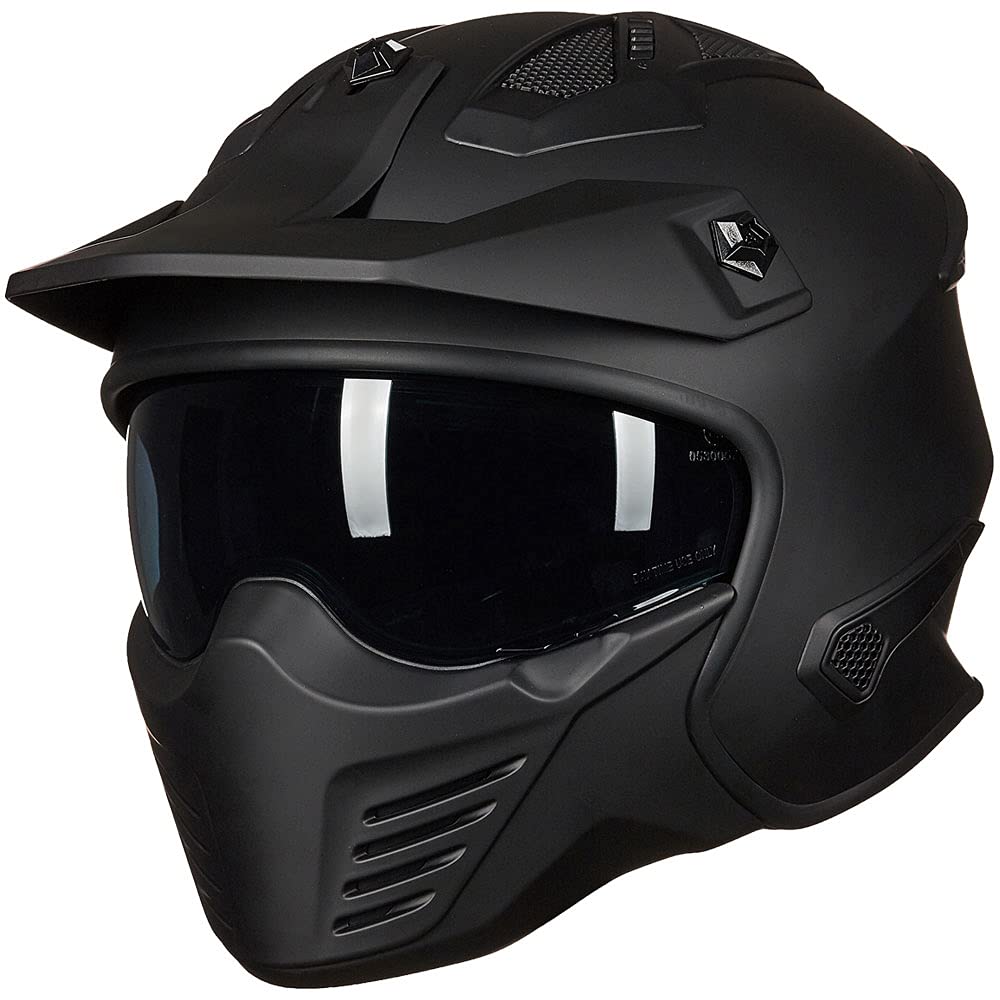 ILM 726X front view showing matte black finish and secure fit