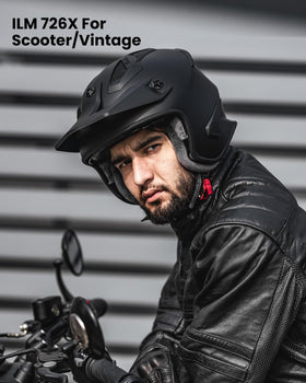 ILM helmet worn by rider on ATV illustrating real-world protection benefit