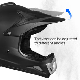 ILM BLD-818 chin strap fastened with quick-release buckle for secure fit