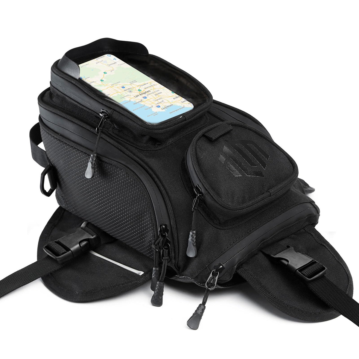 ILM BT01 front view showing pockets and streamlined profile for organized storage