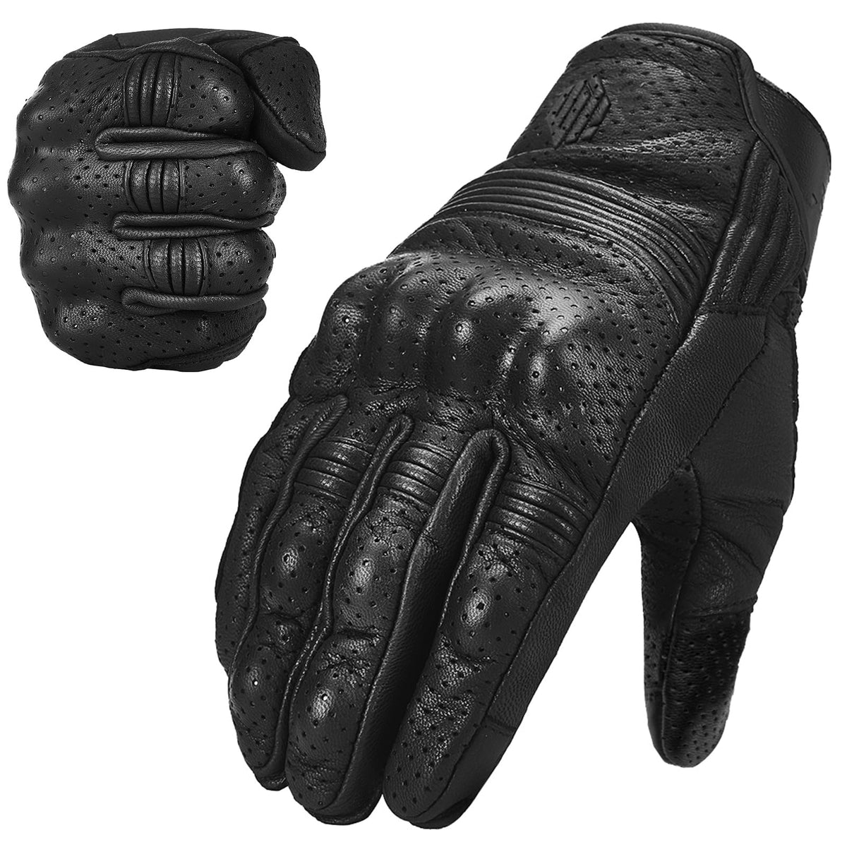 ILM DN01 front view showing gloves and protective styling for confident rides