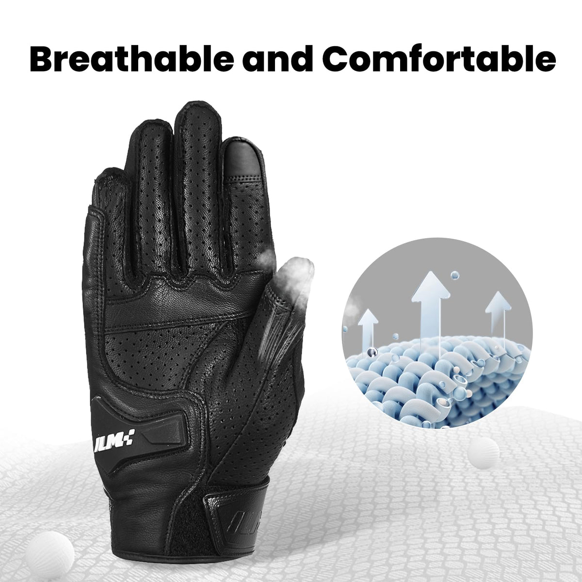 ILM elastic wrist with Velcro closure for adjustable secure fit