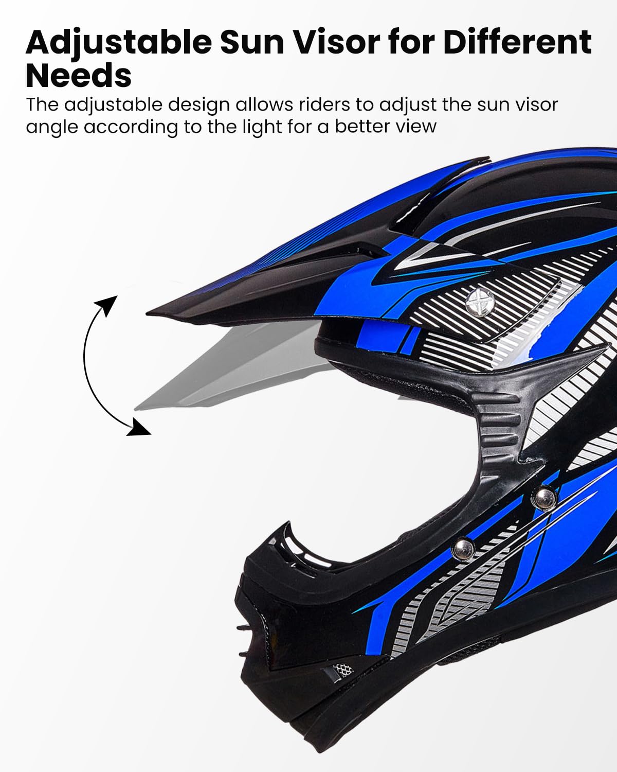 ILM goggles and gloves included with helmet for ready use