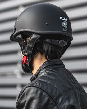 ILM helmet beside a ruler showing XL size and scale for proper fit selection